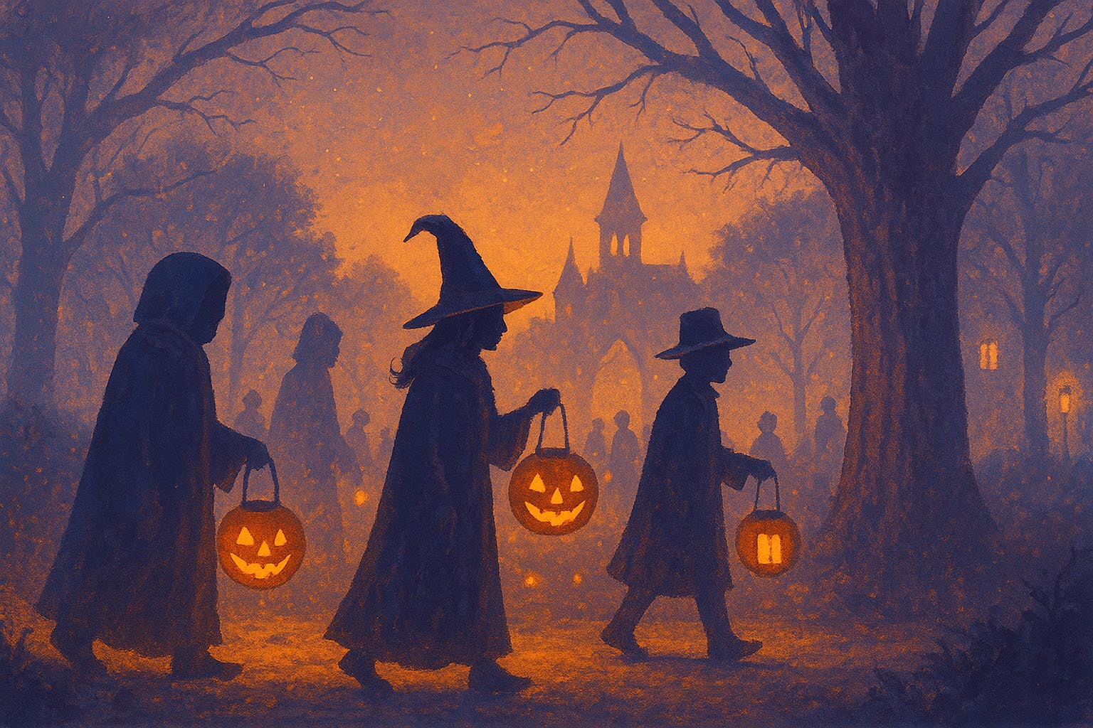 Strašidelný lampionový průvod