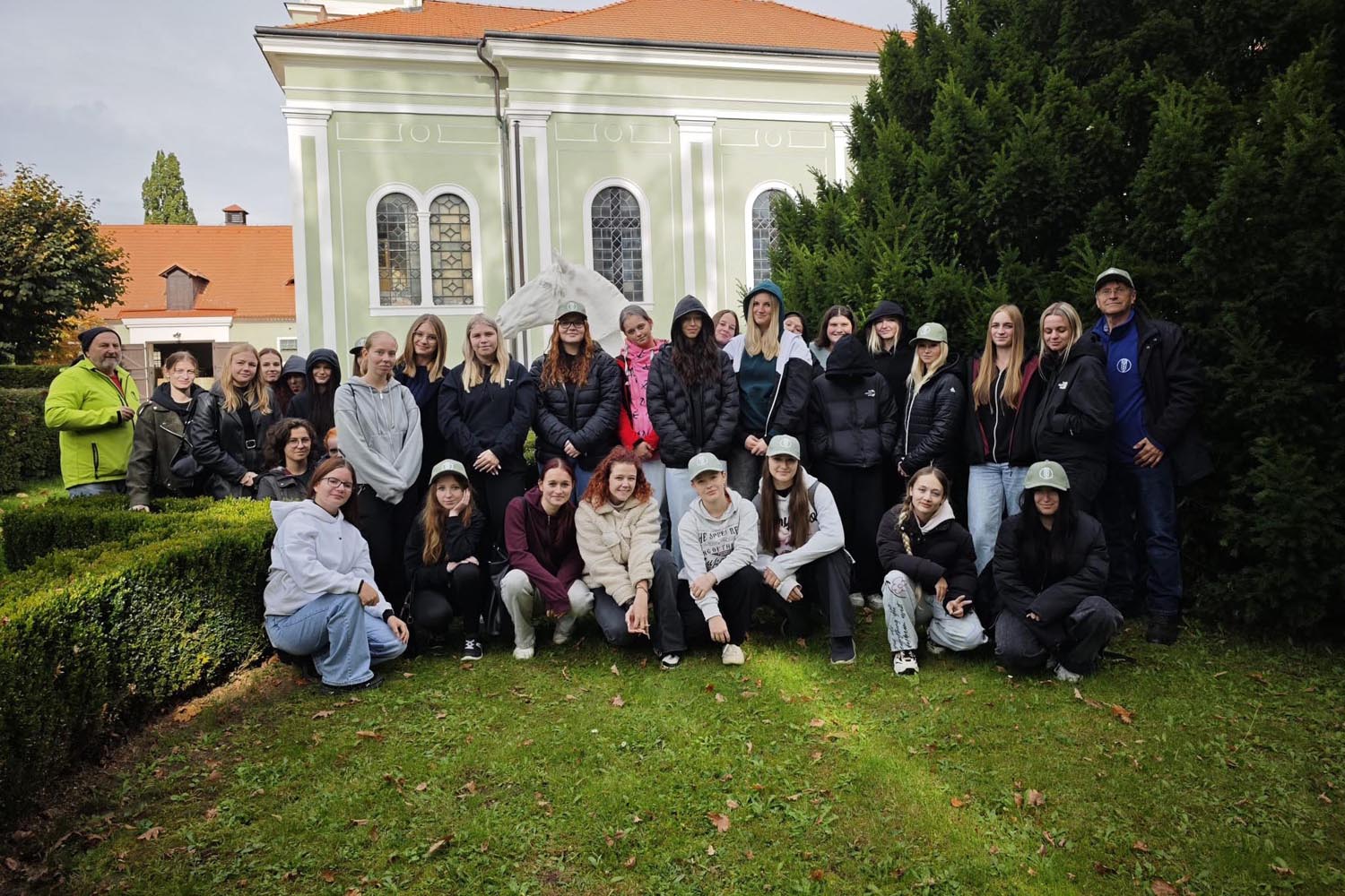 Exkurze v Národním hřebčíně Kladruby nad Labem